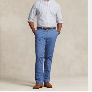 Polo Ralph Lauren Preston pant men's size 32/32 100% cotton chinos blue